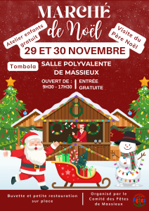 Lire la suite à propos de l’article Exposants présents au marché de Noël du 29 et 30 Novembre 2025